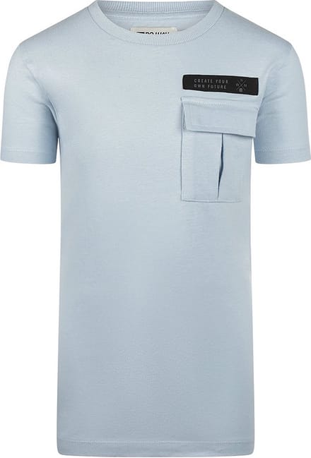 No Way Monday Jongens T-shirt - Light blue