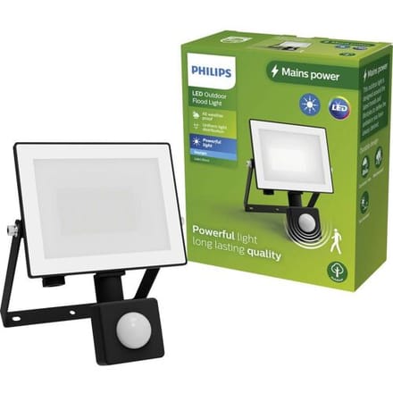 Philips LED Lois 929004642301 LED-buitenschijnwerper met bewegingsmelder 20 W Lichtkleur (naam): Koudwit