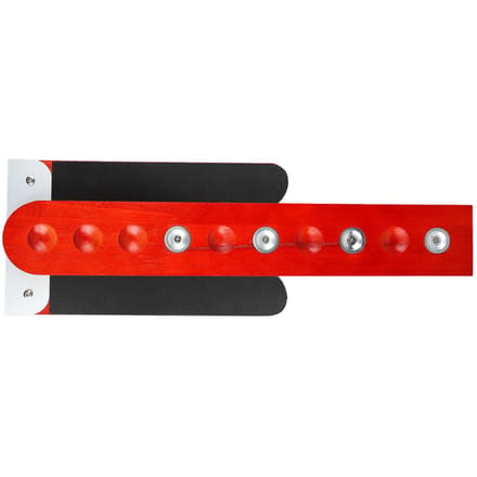 Cello Coussin Antidérapant 12 Positions Bois de Chêne Pliable Tapis Antidérapant pour Violoncelle Repose-Pique Butée red