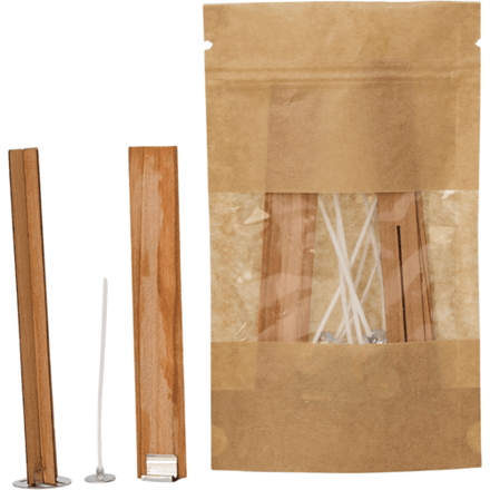 Natural Heroes Kaarslonten Mix Set - 24 stuks, 8 cm