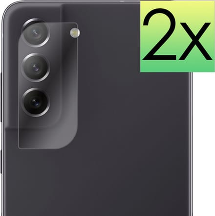 Camera Lens Protector - 2 Stuks - Geschikt voor Samsung Galaxy S21 FE - Camera Screenprotector - Beschermglas - Gehard Glas - Tempered Glass - Screen Protector