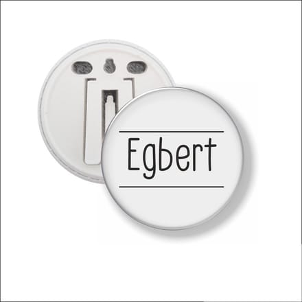 Button Met Clip 58 MM - Egbert