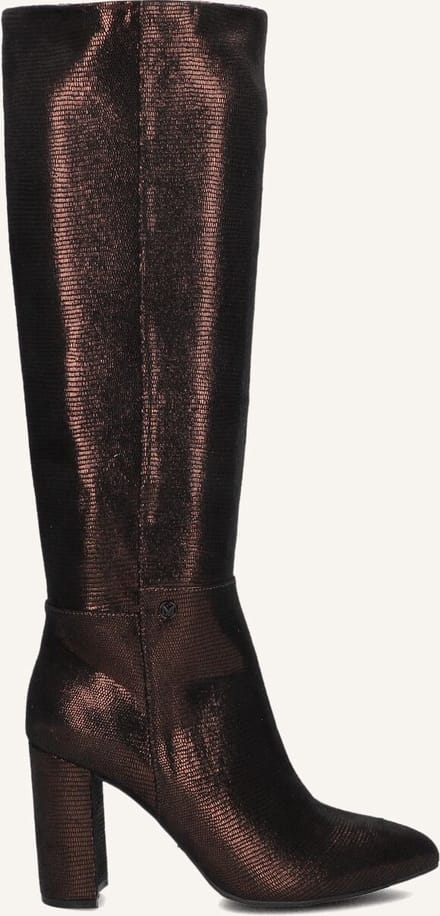 Mexx Krystal Indy Laarzen - Textiel - Dames - Bronskleurig - Maat 41