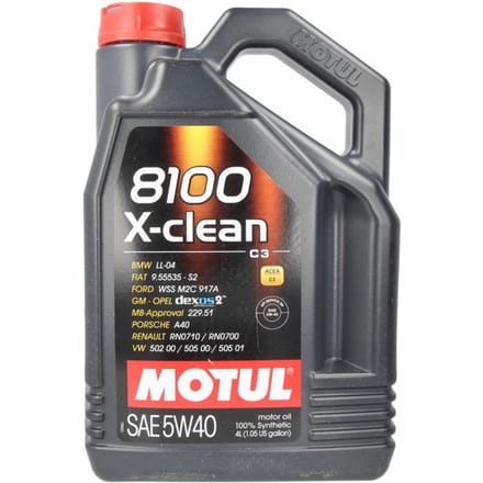 Motorolie MOTUL 104720 8100 X-Clean 5W40 C3 4L