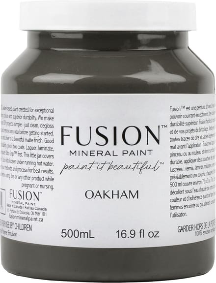 Fusion Mineral Paint - meubelverf - acryl -bruin grijs - oakham - 500 ml