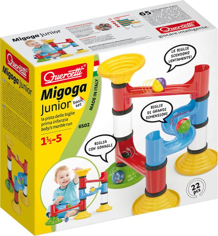 Quercetti Migoga Junior 22-delige reuze ballenbaan Interactief speelgoed