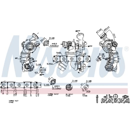 Supercharger, drukvulling NISSENS 93430