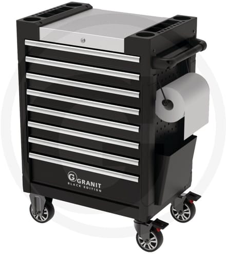 GRANIT BLACK EDITION Gereedschapswagen Dynamic 2.0 Start - 133 delig