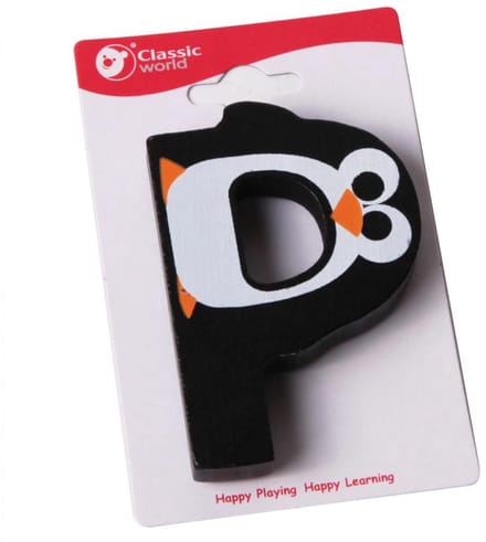 CLASSIC WORLD houten letter P