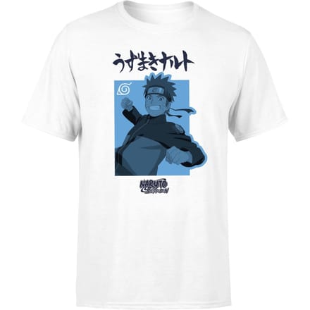 Naruto Poster Unisex T-Shirt - White - L
