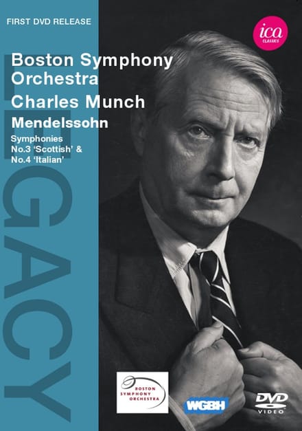 Boston Symphony Orchestra, Charles Munch - Mendelssohn: Symphonies Nos. 3 & 4 (DVD)