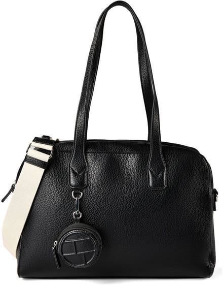 TOM TAILOR shopper schoudertas Rima Zip Shopper Black zwart