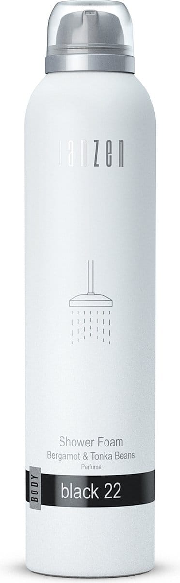 Janzen Black 22 Shower Foam Mousse Bergamot & Tonkabeans