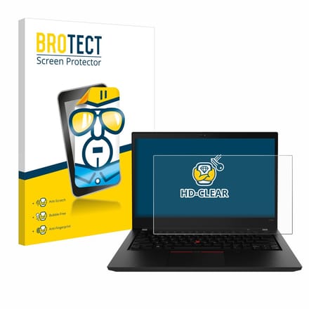 BROTECT - Screenprotector voor Lenovo ThinkPad P14s Gen 2 - Folie Beschermfolie transparant