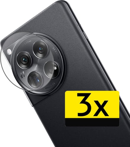 Camera Lens Protector - Geschikt voor OnePlus 12 - 3 Stuks - Camera Screenprotector - Beschermglas - Gehard Glas - Tempered Glass - Screen Protector