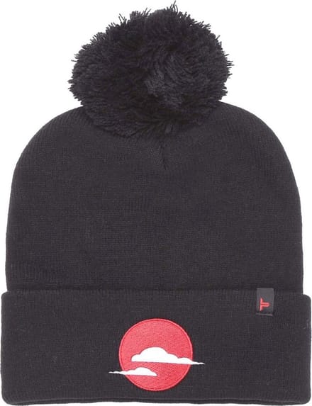 Tokyo Time - Japan Pompom Beanie muts - Zwart