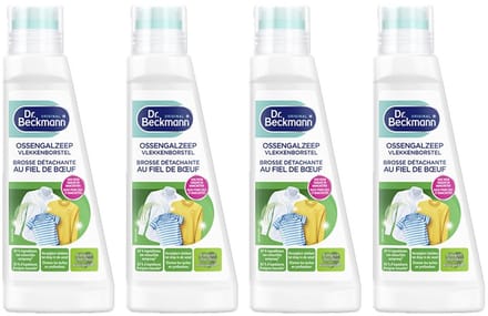 Dr. Beckmann Ossengalzeep met vlekkenborstel - 4 x 250 ml