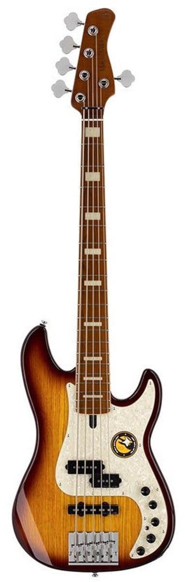 Sire P8 S5/TS Marcus Miller 5-snarige actieve basgitaar Tobacco Sunburst