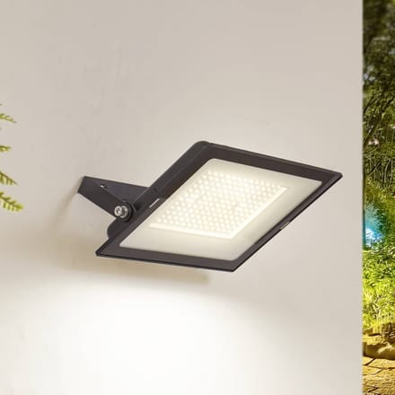 Prios LED buitenspot Maikel, 150W, 12000lm, metaal