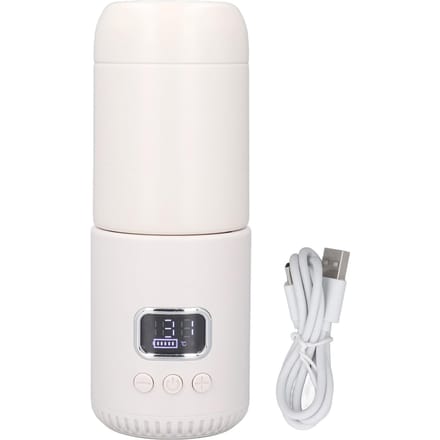 Elektrische reiswaterkoker, draadloos, verwarming, constante temperatuur, draagbare waterkoker, fles voor L white