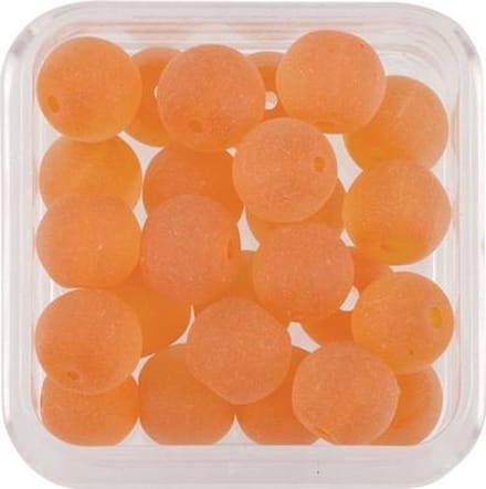 Glasparels Rond Mat Oranje