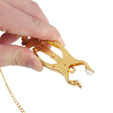 Banoch | Pinces de M. | Tepelklemmen aan ketting | goudkleur