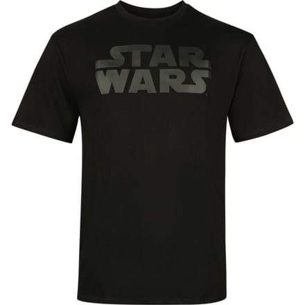 Star Wars - Disney T-shirt - Logo - S tot M - voor Mannen - zwart