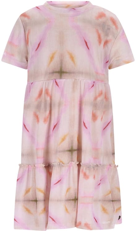 Like Flo - Meis Flo girls mesh shirt dress - Multi - Maat 104