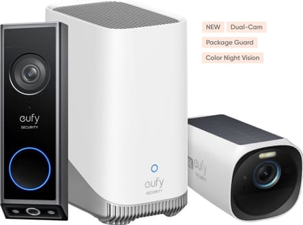 eufy Security Video Doorbell E340 + HomeBase 3 + eufyCam 3 - Bundelvoordeel