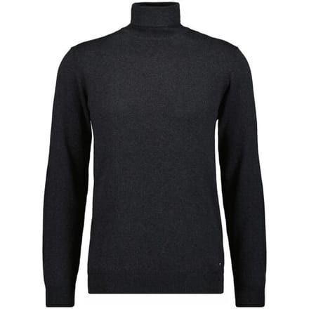 Ragman Trui Col Cotton Cashmere Uni Antraciet / male