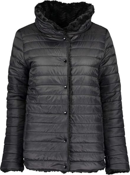 Blue Seven dames jas zwart reversible - maat 42