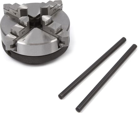 HBM 65 mm. Zelfcentrerende 4 Klauwplaat met M14x1 Opname