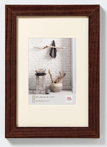 walther+ design HO040N Wissellijst Papierformaat: 30 x 40 cm Bruin