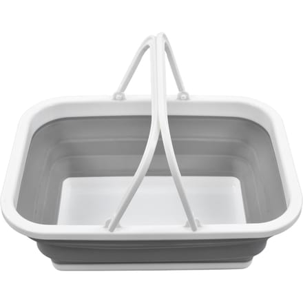 Opvouwbare Picknickmand Grote Capaciteit Multifunctioneel Stevig Handvat Speelgoed Opbergmand voor Thuis white