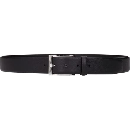 Testoni Zwart Leren Regular Riem