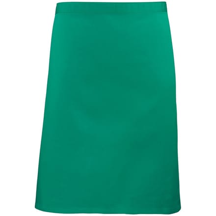 Premier Unisex Volwassenencollectie Halflang Taille Schort (Smaragd)