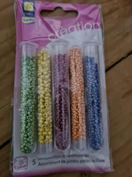 5x Glaspareltjes assortiment fel Sorbo