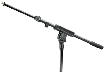 Zwarte Microfoonstatief met Verlengbare Arm 425-725 mm