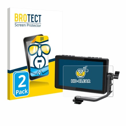 BROTECT - Screenprotector voor Feelworld F5 PROX 5,5" - Folie Beschermfolie transparant 2 Stuks