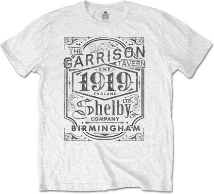 Peaky Blinders - Garrison Pub Heren T-shirt - L - Wit