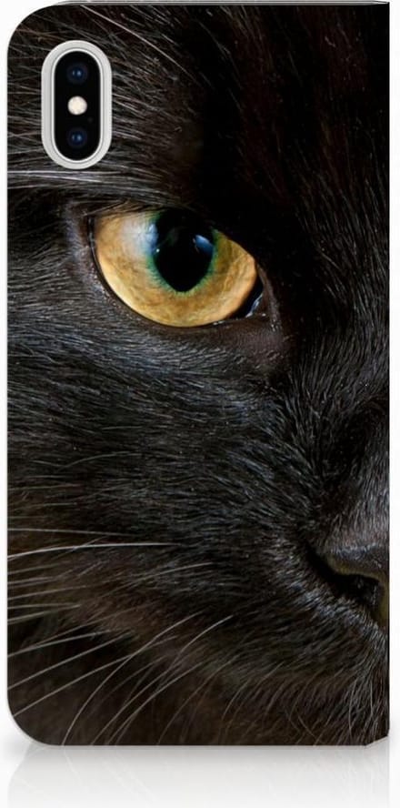 Apple iPhone Xs Max Hoesje maken Zwarte Kat