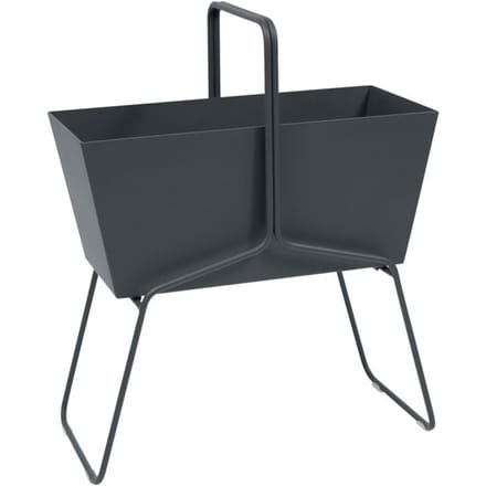 Fermob - BASKET Plantenbak - 47 antraciet mat - 85 x 70 x 34 cm - 4 - 6 Wochen