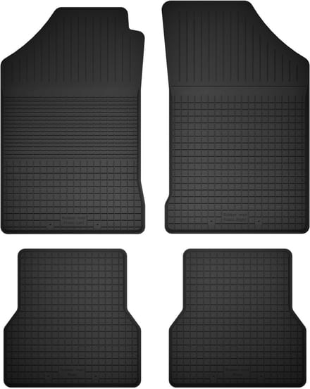Wielganizator BasicProtect Serie - Rubber Automatten - 4 Stuks - Antislip - Weerbestendig