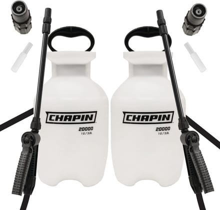 3,5 liter Sproeiers Set van 2 voor Tuin en Gazon