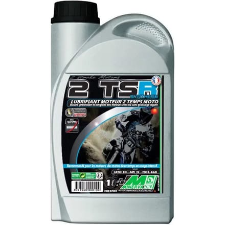 Motorfiets motorolie Minerva Oil Tsr 100% France