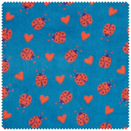 Fleece stof "Ladybug"