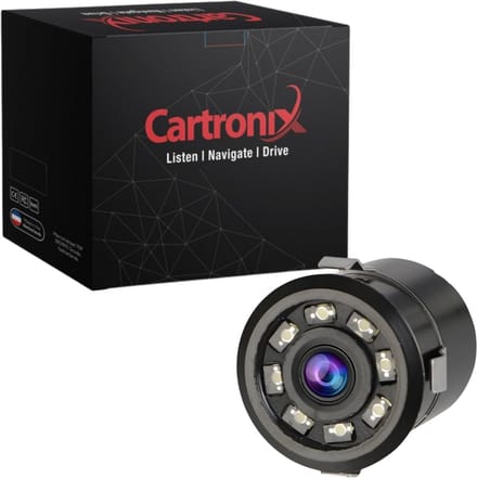 Cartronix RV-340 PRO Achteruitrijcamera | Universeel | Bumper | 8 LED