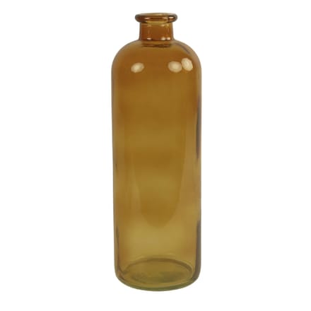 Decoratieve fles Egan | Glas | Okergeel | 10 x 33 cm