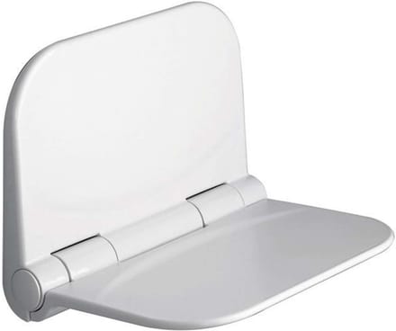Aqualine Dino Opklapbaar douchezitje, 37,5x29,5cm, wit