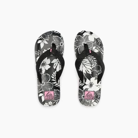 Reef teenslipper meisjes - Model Ahi - Zwart/Roze/Wit - Maat 32